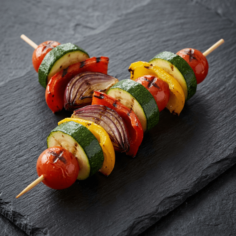 Brochette de légumes grillés