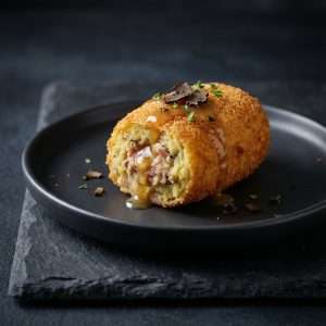 Croquette de pomme de terre au jambon truffé