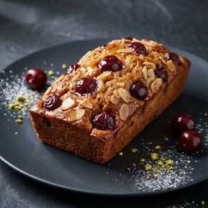 Financier amande griotte