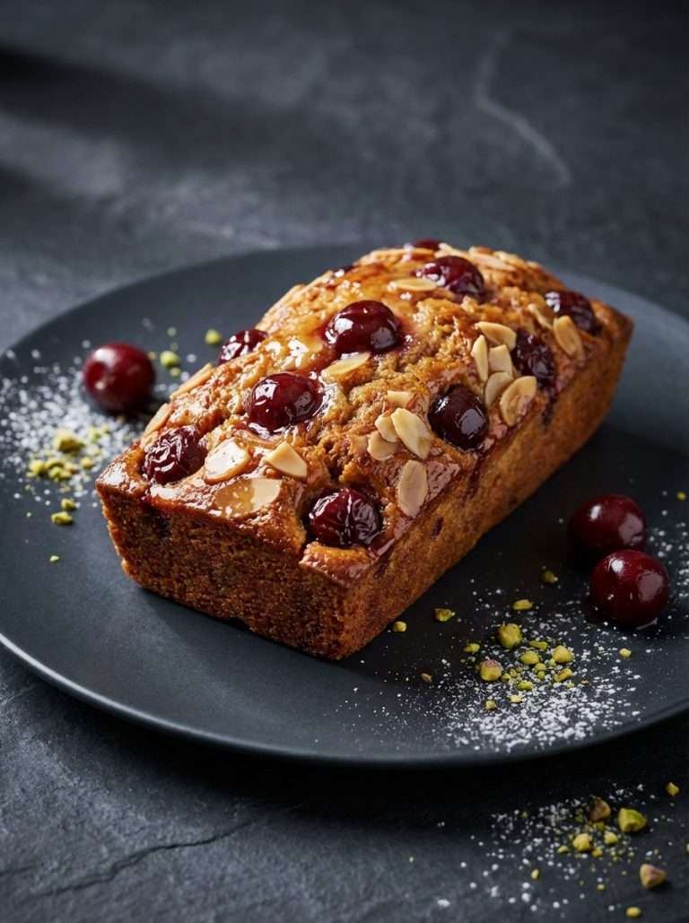 Financier amande griotte